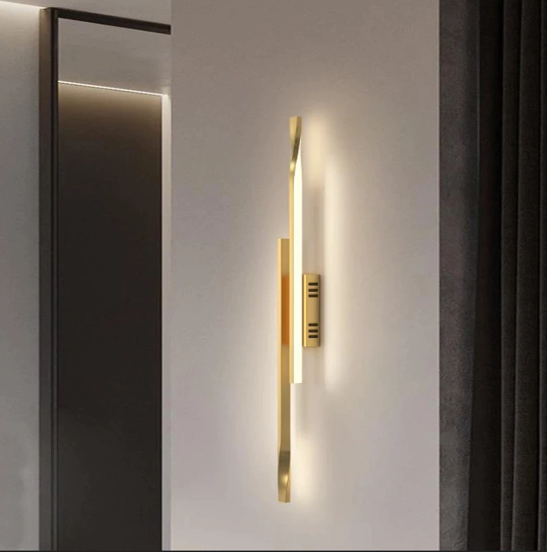 LED Modern Wall Lamps Simple Long Light