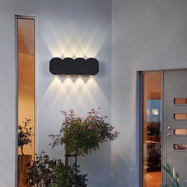 New Modern minimalist indoor outdoor waterproof LED wall lamp